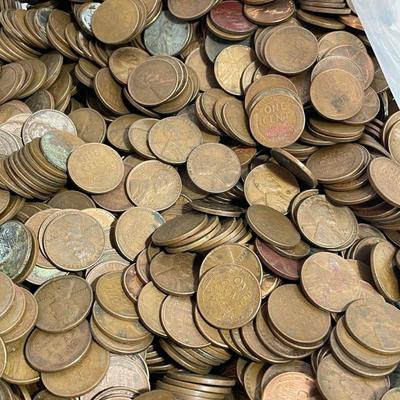 24)  2,500 Wheat Cents