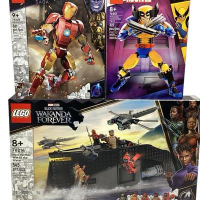 179) NEW Lego Marvel Characters & Black Panther