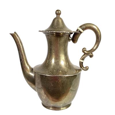 89) Shreveport & Co. Sterling 1 Pint Teapot 
