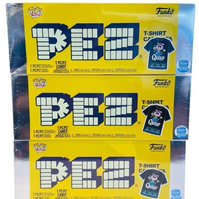 131) NEW Sealed, Funko Pop PEZ T-Shirts (6) 