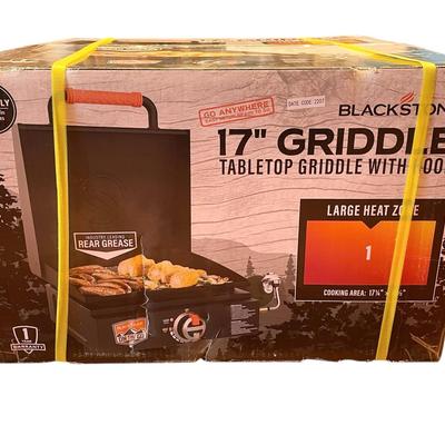 137) NEW Sealed, Blackstone 17” Tabletop Griddle