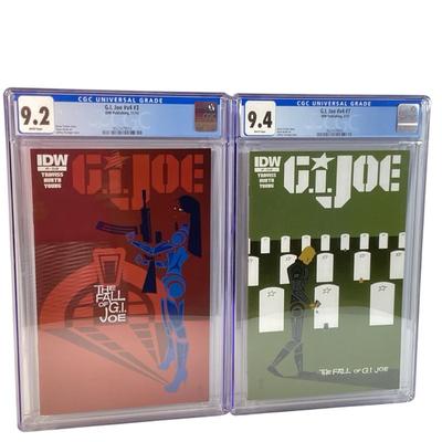 42) Two GI Joe CGC Graded Comics
