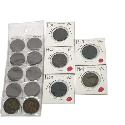 29) Group Of 1901-1920 Canada Large Cents