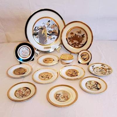 Beautiful Chokin Art Plates 