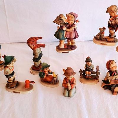 (12) Vintage Goebel Hummell Figurines 