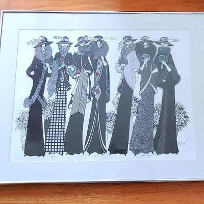 Paul Calvo "Furs" Signed And Numbered 