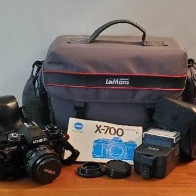 Minolta X-700 Camera with Bag