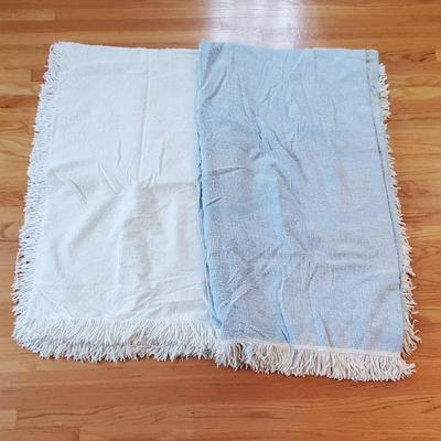 (2) Vintage Chenille Bedspreads