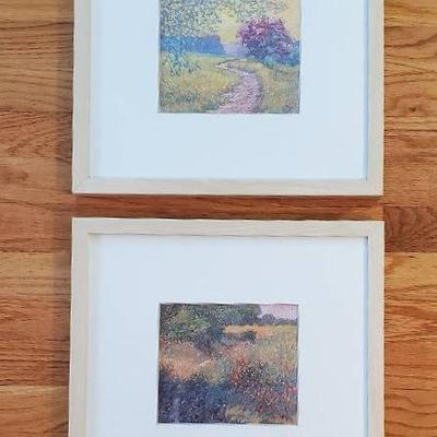 (2) Hallmark "Master Artist Collection" Framed Prints 