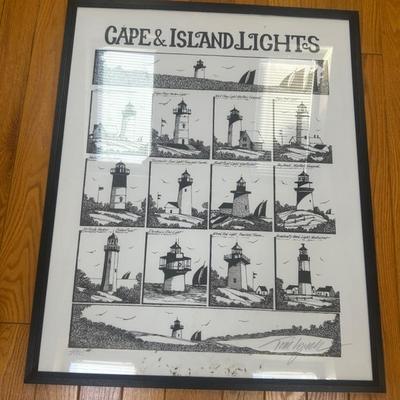 Cape & Islands Lighthouse Print