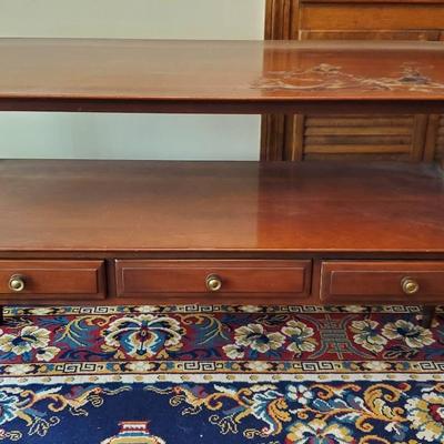 Transitional Willett Solid Cherry MCM Table