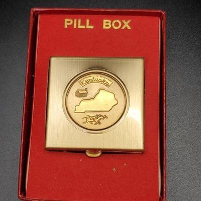 Kentucky Pill Box New Old Stock Vintage
