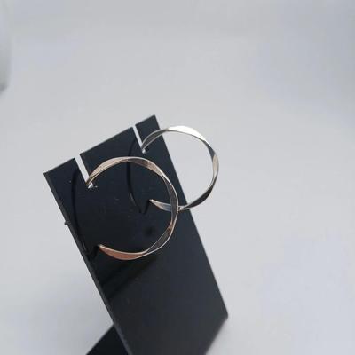 Sterling Silver Hoop Earrings