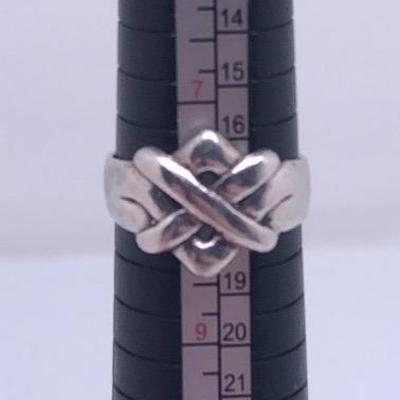 Sterling Silver Ring Size 8