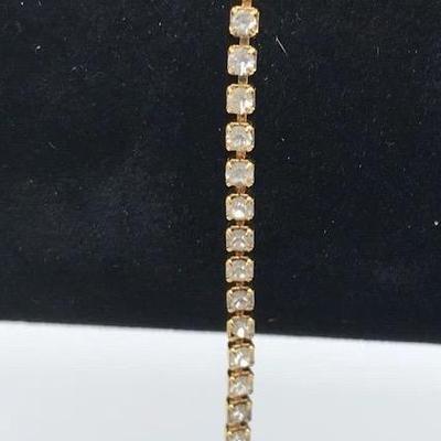 Rhinestone Tennis Bracelet Vintage