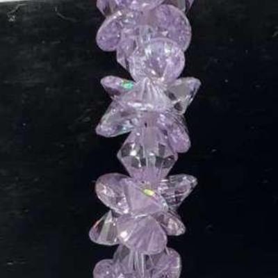 Alexander Kalifano Sparkly Purple Beaded Bracelet