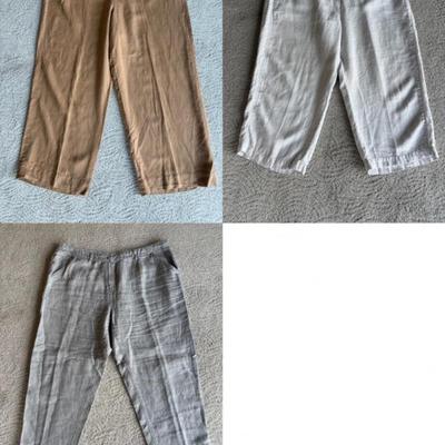 Natural Fiber Pants Trio Poetry & Eileen Fisher