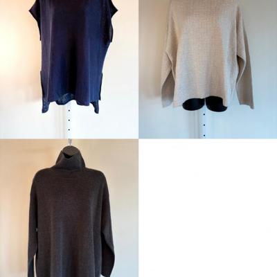 Neutral Sweater Trio Eileen Fisher