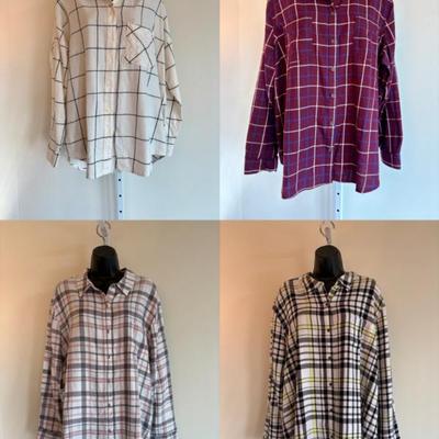 Casual Plaid Shirts Vintage Old Navy