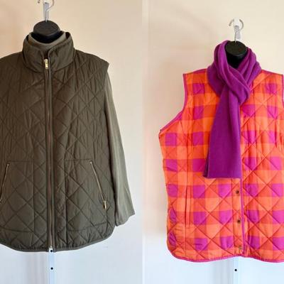Colorful Vest Duo Scarf Shirt Various Makers
