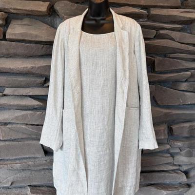 Linen Dress Jacket Eileen Fisher