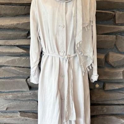 Silvery Long Fall Jacket Poetry