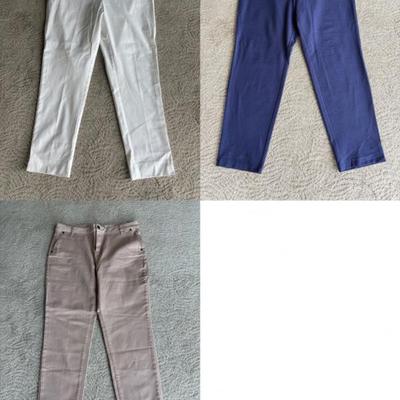 Classic Pants Trio with Stretch Eileen Fisher & LOGO & Chicos