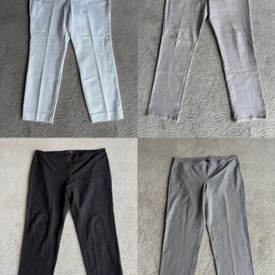 Slim Fit Pants Quartet in Neutrals Eileen Fisher & Poetry