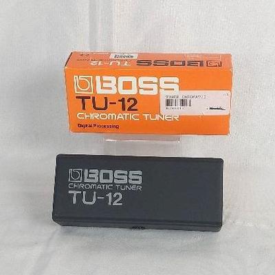 BOSS TU-12 Chromatic Guitar & BASS Tuner made in Japan. In Box