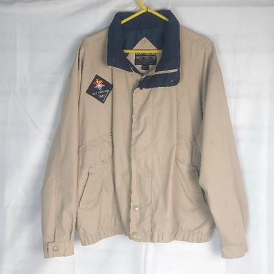 Vintage Rare 2002 Olympic Knightbridge Tan Jacket XL