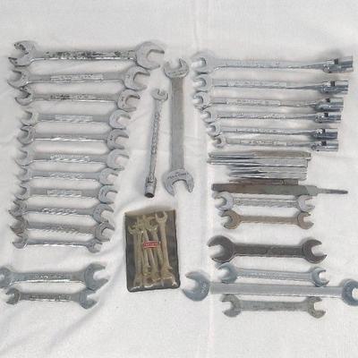 Vtg Craftsman Cresent and All-rade Socket End, Toyota Cresent Wrenches, Open End Ignition Pack