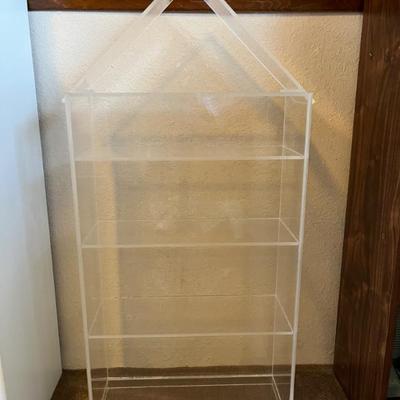 Sale Photo Thumbnail #110: West Elm acrylic doll shelf case