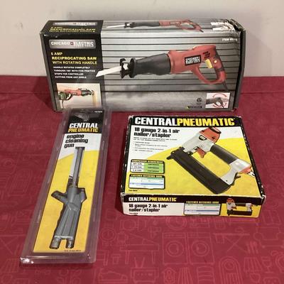 New In Box Chicago Electric Reciprocating Saw Plus Other Items New In Box