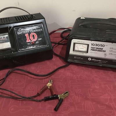 Vintage Allison Battery Charger And Schumacher Power Booster