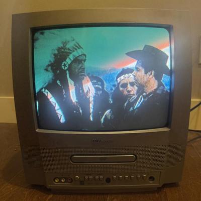 Vintage 13 Inch Emerson TV With DVD Player