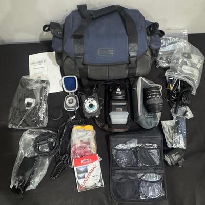 Dakota Camera Bag, Lens, And Other Camera Equipment 