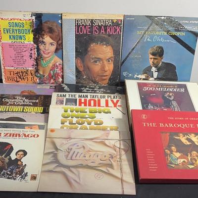 Miscellaneous Vinyl Albums Lot 1 (Motown, Frank Sinatra, Christmas and More)