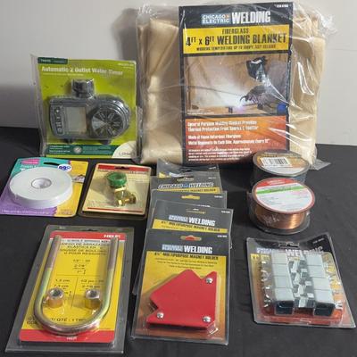Miscellaneous Tools Lot 9 (NIB) Welding Stuff, Water Timers And More 