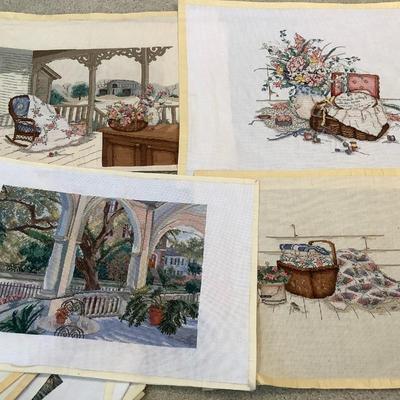 Hundreds of cross stitch