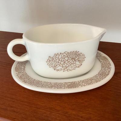 Pyrex gravy boat