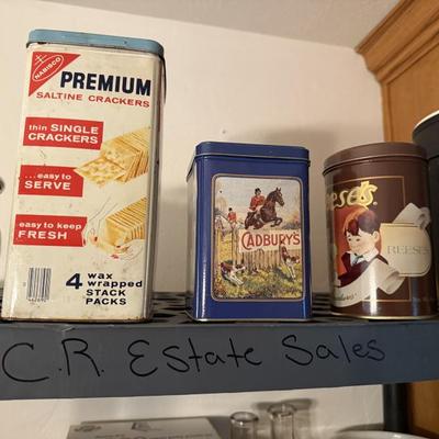 Vintage tins