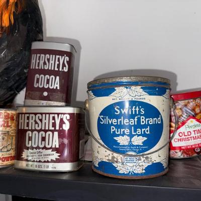 Vintage tins
