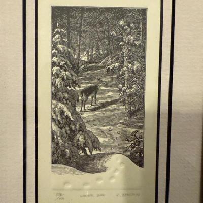 Eric Bealer numbered engravings