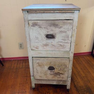 Antique Storage Two Drawer