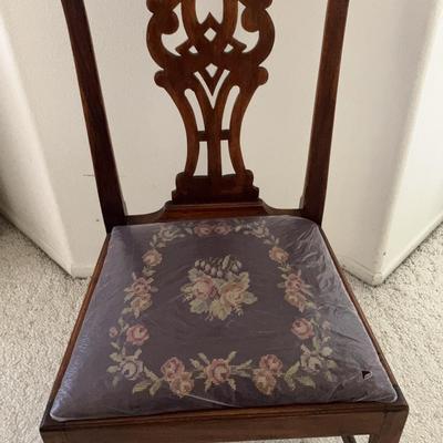 Chippendale Style Upholstered Chair