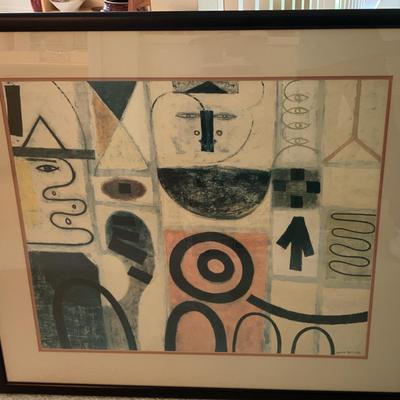"The Seer" By Adolph Gottlieb - Framed