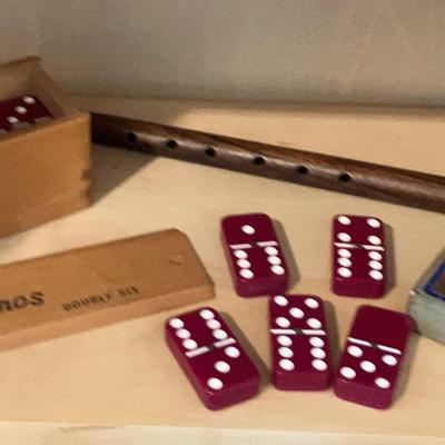 Dominos, Cards & Flute