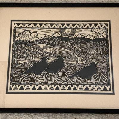 "Croneys" - Painting by Susan Linder - Signed and Numbered