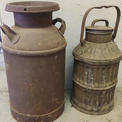 Antique Milk Containers