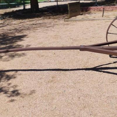 Antique Iron Wagon Frame